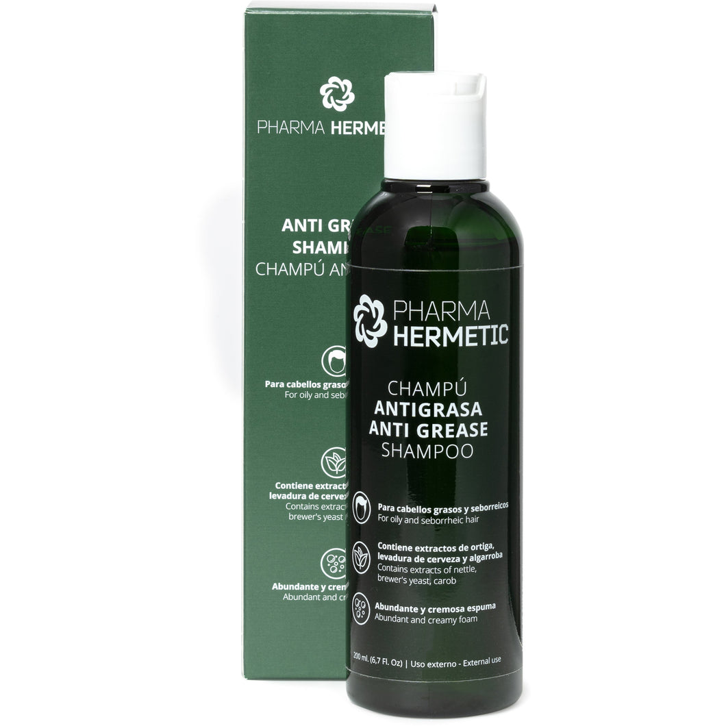 Pharma Hermetic Anti Grase Green Shampoo - Sampon Impotriva Parului Gras 200ml