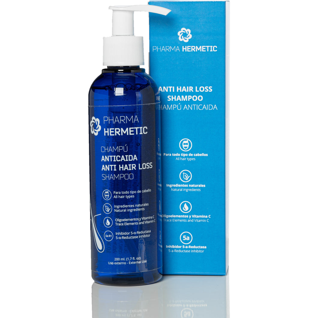 Pharma Hermetic Anti Hair Loss Blue Shampoo - Sampon Impotriva Caderii Parului 200ml