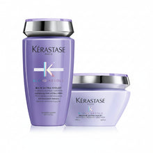 Încarcă imaginea în Galerie, Set Kerastase Blond Absolu - Sampon Bain Ultra-Violet 250ml si Masca 200ml - Beauty Lounge