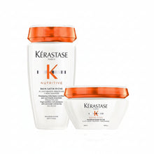 Încarcă imaginea în Galerie, Set Kerastase Nutritive Sampon Bain Satin Riche 250ml si Masca 200ml - Beauty Lounge