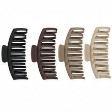 Încarcă imaginea în Galerie, Sibel Claw Clamps 4pcs Natural Colour - Set 4 Bucati Clame Pentru Par