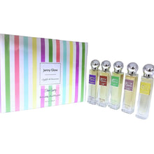 Încarcă imaginea în Galerie, Sterling Set 5X30ml Jenny Glow Rainbow apa de parfum unisex un set variat cu arome de la dulci fructate la fresh si florale potrivit pentru orice stare