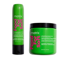 Încarcă imaginea în Galerie, Set Matrix Food For Soft - Balsam 300ml + Masca 500ml Pentru par Uscat si Fragil - Beauty Lounge