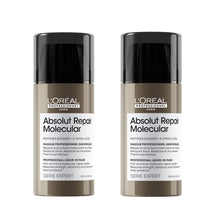 Încarcă imaginea în Galerie, Set L’Oreal Duo Absolut Repair Molecular Crema par Deteriorat 100ml x2 - Reparare Intensa - Beauty Lounge