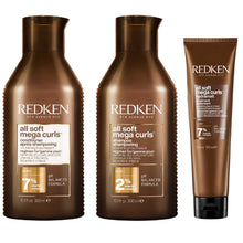 Încarcă imaginea în Galerie, Set Redken All Soft Mega Curls - Sampon 300ml + Balsam 300ml + Crema Leave-In 150ml - Beauty Lounge