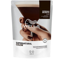 Încarcă imaginea în Galerie, Wella Professionals Supernatural Color 4/08 Espresso Brunette 120g - Vopsea Semipermanenta Vegana - Beauty Lounge