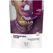 Încarcă imaginea în Galerie, Wella Professionals Supernatural Color 4/56 Plum Pop Red 120g - Vopsea Semipermanenta Vegana - Beauty Lounge