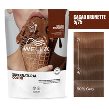 Încarcă imaginea în Galerie, Wella Professionals Supernatural Color 5/75 Cacao Brunette 120g - Vopsea Semipermanenta Vegana - Beauty Lounge