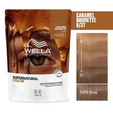 Încarcă imaginea în Galerie, Wella Professionals Supernatural Color 6/37 Caramel Brunette 120g - Vopsea Semipermanenta Vegana - Beauty Lounge