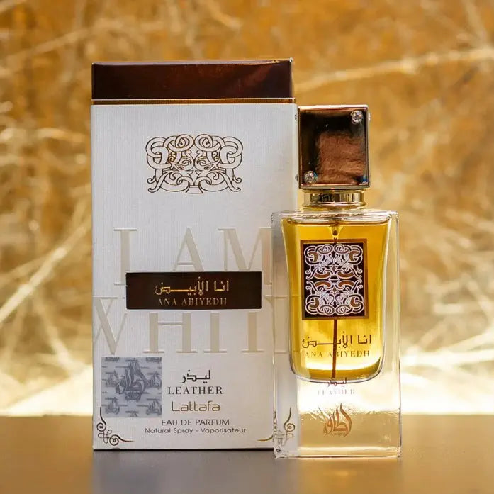 Lattafa Ana Abiyedh Leather 60ml - Apa de Parfum Pentru Barbati