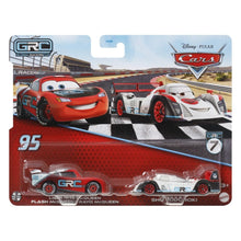 Încarcă imaginea în Galerie, Cars 3 Set 2 Masinute Metalice Fulger Mcqueen si Shu Todoroki