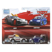 Încarcă imaginea în Galerie, Cars 3 Set 2 Masinute Metalice Kabuto si Kabuto Ninja