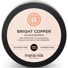 Încarcă imaginea în Galerie, Maria Nila Colour Refresh Bright Copper 7.40 - Masca de Par Nuantatoare 100ml