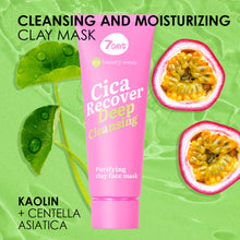 Încarcă imaginea în Galerie, 7DAYS Masca Argila Faciala Cica Recover Purifianta 80ml - Pentru Ten Gras