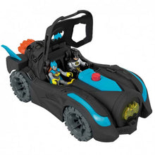Încarcă imaginea în Galerie, Fisher Price Imaginext DC Super Friends Vehicul cu Figurina Bat-Tech Batmobil