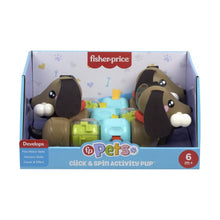 Încarcă imaginea în Galerie, Fisher Price Jucarie Catelus de Activitate Pentru Bebelusi Click and Spin