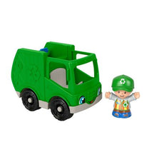 Încarcă imaginea în Galerie, Fisher Price Little People Vehicul Camion Reciclare 10cm