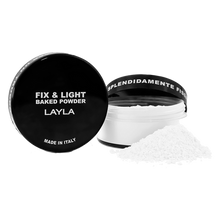 Încarcă imaginea în Galerie, Layla Cosmetics Fix and Light Baked Powder No 1 - Pudra Pulbere