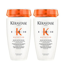 Încarcă imaginea în Galerie, Set Kerastase Nutritive 2 x Bain Satin Riche - Sampon 250ml