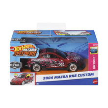 Încarcă imaginea în Galerie, Hot Wheels Masinuta Metalica cu Sistem Pull Back Mazda 2004 Rx8 custom