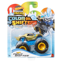 Încarcă imaginea în Galerie, Hot Wheels Monster Truck Camion Night Shifter cu culori Schimbatoare
