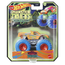 Încarcă imaginea în Galerie, Hot Wheels Monster Truck Glow in The Dark Masinuta Podium Crasher