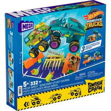 Încarcă imaginea în Galerie, Hot Wheels Monster Truck Mega Bloks Set Mega Wrex