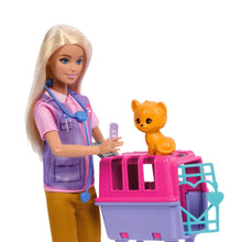 Încarcă imaginea în Galerie, Barbie You Can Be Set Papusa cu Doua Animalute din Jungla