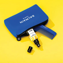 Încarcă imaginea în Galerie, Balmain Limited Edition Cosmetic Bag Blue Set