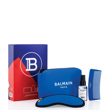 Încarcă imaginea în Galerie, Balmain Limited Edition Cosmetic Bag Blue Set