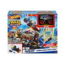Încarcă imaginea în Galerie, Hot Wheels Monster Trucks Entry Challenge Arena Smashers Provocarea Smash Race