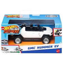 Încarcă imaginea în Galerie, Hot Wheels Masinuta Metalica cu Sistem Pull Back Gmc Hummer Ev