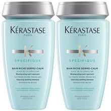 Încarcă imaginea în Galerie, Set Kerastase Specifique 2 x Dermocalm Bain Riche - Sampon 250ml