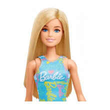 Încarcă imaginea în Galerie, Barbie Papusa Blonda cu Rochita Albastra