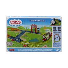 Încarcă imaginea în Galerie, Fisher Price Thomas Set de Joaca cu Locomotiva Push Along Percy si Accesorii