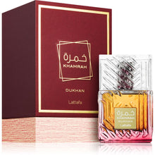 Încarcă imaginea în Galerie, Lattafa Khamrah Dukhan - Apa de Parfum Unisex 100ml