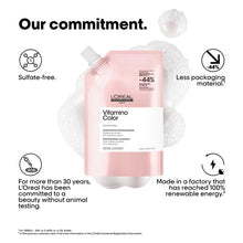 Încarcă imaginea în Galerie, L'Oreal Vitamino Color Resveratrol Shampoo Refill 1000ml - Rezerva Sampon Protectie Par