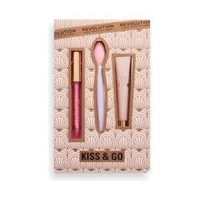 Încarcă imaginea în Galerie, Makeup Revolution Kiss & Go Lips - Set pentru Machiajul Buzelor