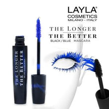 Încarcă imaginea în Galerie, Layla Cosmetics The Longer The Better Blue Mascara - Rimel pentru Volum Albastru