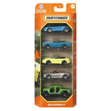 Încarcă imaginea în Galerie, Matchbox Set 5 Masinute Metalice Mbx Blue Highways Ii