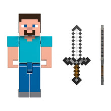 Încarcă imaginea în Galerie, Minecraft Craft A Block Figurina Steve 8Cm