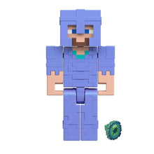 Încarcă imaginea în Galerie, Minecraft Craft A Block Figurina Stronghold Steve 8Cm