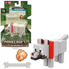 Încarcă imaginea în Galerie, Minecraft Craft A Block Figurina Tamed Wolf 8Cm