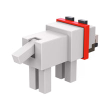 Încarcă imaginea în Galerie, Minecraft Craft A Block Figurina Tamed Wolf 8Cm