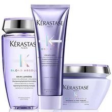 Încarcă imaginea în Galerie, Set Kerastase Blond Absolu - Sampon Bain Lumiere 250ml Balsam 250ml si Masca 200ml