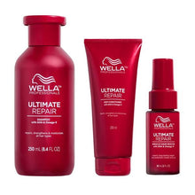 Încarcă imaginea în Galerie, Set Wella Professionals Care Ultimate Repair - Sampon 250ml Balsam 200ml si Ser MIracle 30ml - Beauty Lounge
