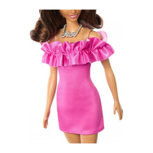 Încarcă imaginea în Galerie, Barbie Papusa Fashionista Satena cu Rochie Roz