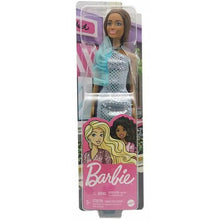 Încarcă imaginea în Galerie, Barbie Papusa Tinute Stralucitoare Satena cu Rochita Blue