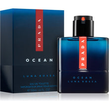 Încarcă imaginea în Galerie, Prada Luna Rossa Ocean Eau de Toilette 50ml - Pentru Barbati Ambrat-Lemnos