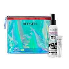 Încarcă imaginea în Galerie, Redken One United Set - Leave in 150ml Tratament Leave-in 30ml Pouch Redken Holografic